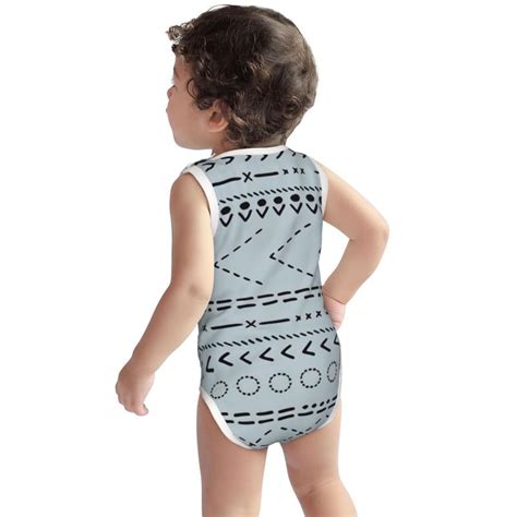 Baby Bohemian Mayan Abstract Summer Aztec Pure Cotton Sleeveless