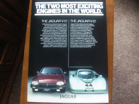 Jaguar Vintage Magazine Print Advertisement