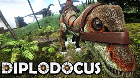 Tameamos Un Diplodocus Veloz L Ark Survival Evolved L Gameplay L