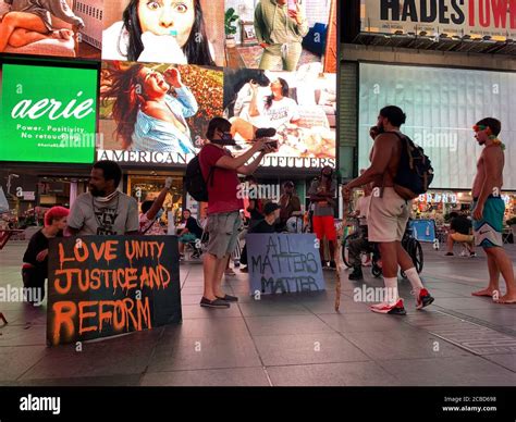 New York Tats Unis Ao T Nouveau Black Lives Matter