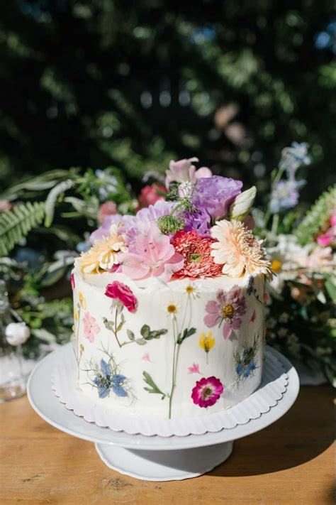 Wildflower Cake Wildflower Baby Shower Wildflower Wedding Pretty