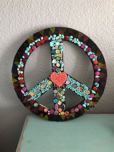 Peace sign with heart | Etsy | Peace sign, Etsy, Ceramics