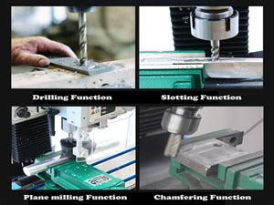 Intsupermai Milling Drilling Machine X Benchtop Mini Mill Drill