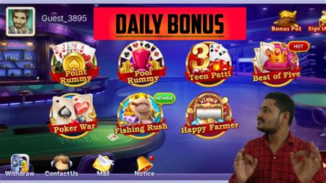 Daily Bonus App Best Earning App Teen Patti Earn Money Patti