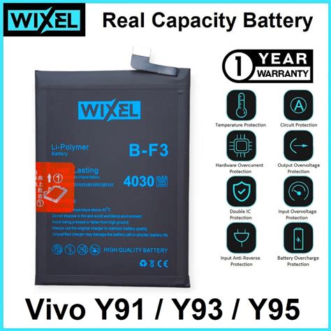 Jual Wixel Baterai Vivo Y Y Y B F Bf Double Power Real Capacity