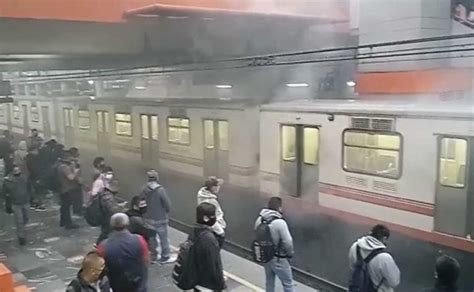 Humo En Pantitlán Fue Por Sistema De Frenos Metro Cdmx