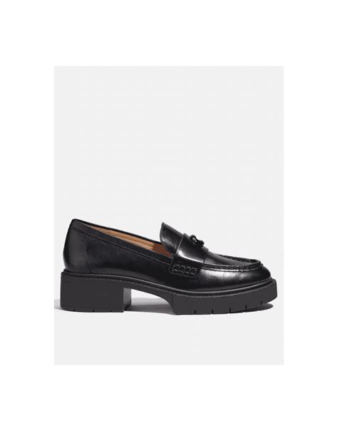 Coach Leah Leather Platform Loafers Women From Young Ideas Uk