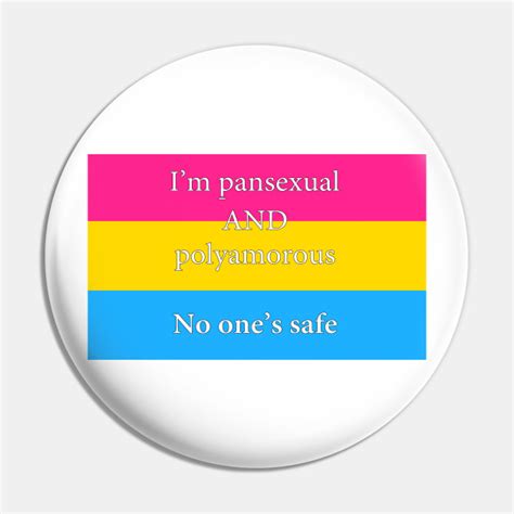 Pansexual And Polyamorous Flag Pansexual Pin Teepublic