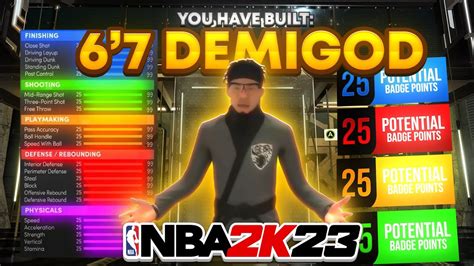 This Demigod Point Guard Build Is Breaking Nba K Youtube