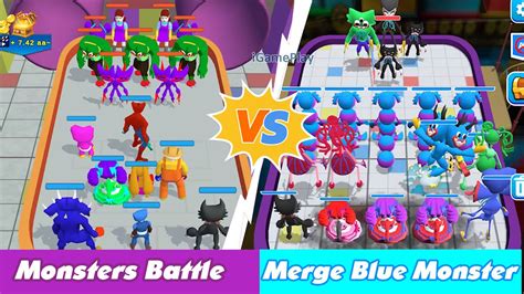 Merge Master Blue Monster Vs Monsters Battle Monsters Max Level Android