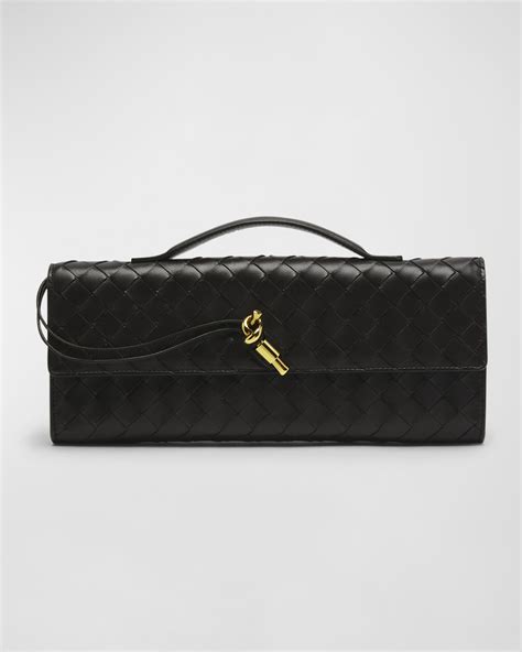 Bottega Veneta Long Andiamo Clutch Bag With Handle Neiman Marcus