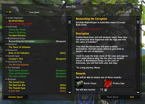Wide Quest Log Graphic Ui Mods World Of Warcraft Addons