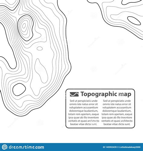 Fondo Del Mapa Topogr Fico Mapa De La Rejilla Contorno Ilustraci N Del