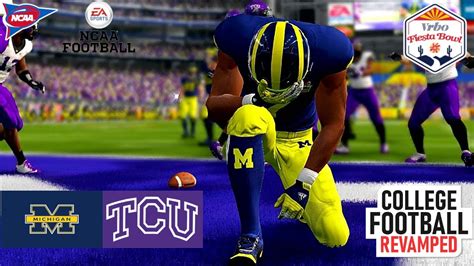 Michigan Vs TCU Simulation NCAA 14 Revamped 2022 Fiesta Bowl College