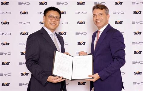 Byd Vendra 100 000 Voitures Au Loueur Sixt