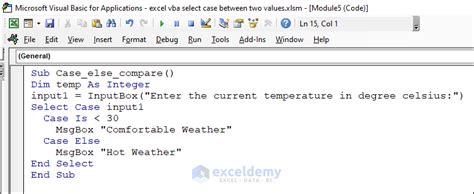 How To Use Excel Vba Select Case Between Two Values Examples