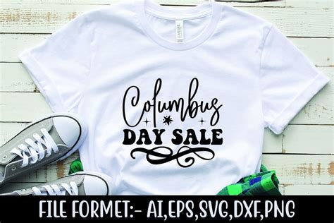 Columbus Day Sale Graphic by Print Ready Store · Creative Fabrica