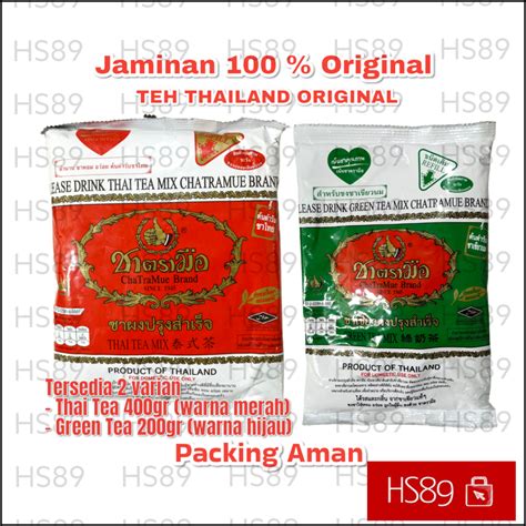 Jual THAI TEA CHATRAMUE ORIGINAL 400GR TEH THAILAND CHATRAMUE