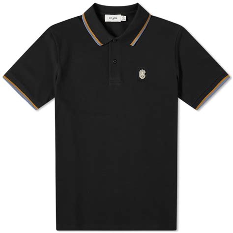 Coach Patch Logo Polo Black | END. (KR)