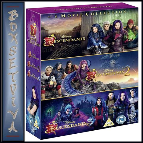 Descendants 3 Movie Collection Disney Descendants 1 2 And 3 Brand New