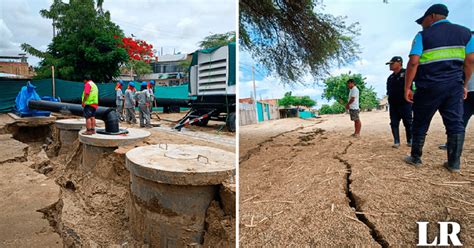 Obra De Drenaje Pluvial En Piura Colapsa Tras Intensas Lluvias