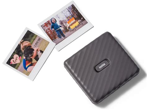 Portable Photo Printer Fujifilm Instax Link Wide Grey