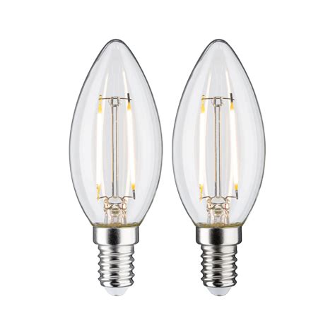 Filament 230V LED Kerze E14 2x250lm 2x2 7W 2700K Klar