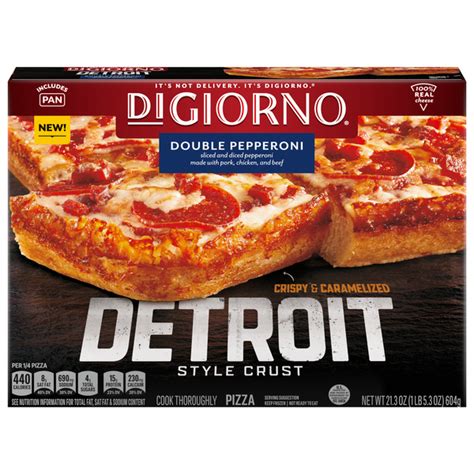 Save On Digiorno Detroit Style Crust Pizza Double Pepperoni Order