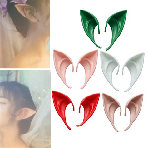 Walbest Pair Elf Ears Medium And Long Style Cosplay Fairy Pixie Elf