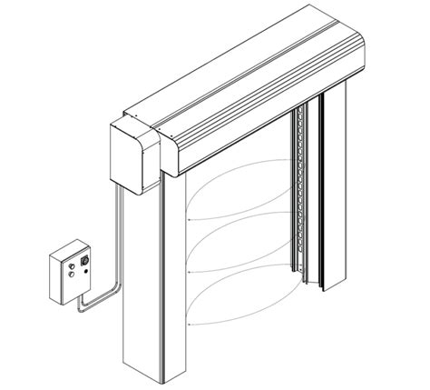 Internal High Speed Doors Rapid Roll Doors Tekta Uk