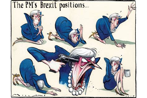 The Times Cartoon Theresa Mays Brexit Positions Europe