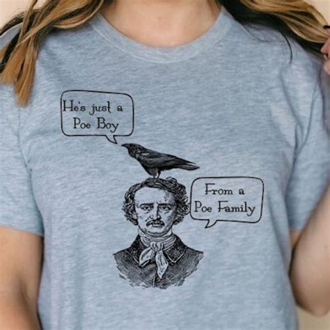 Poe Literary Shirt Etsy