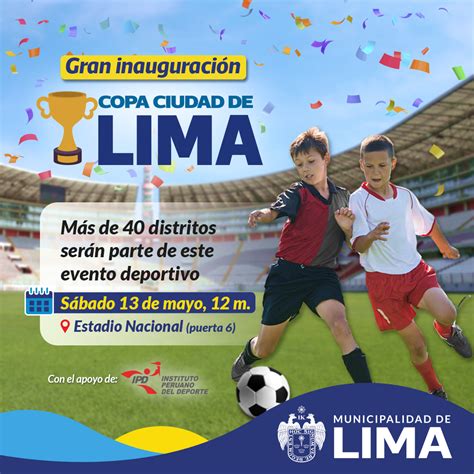 Municipalidad de Lima on Twitter Acompáñanos en la gran