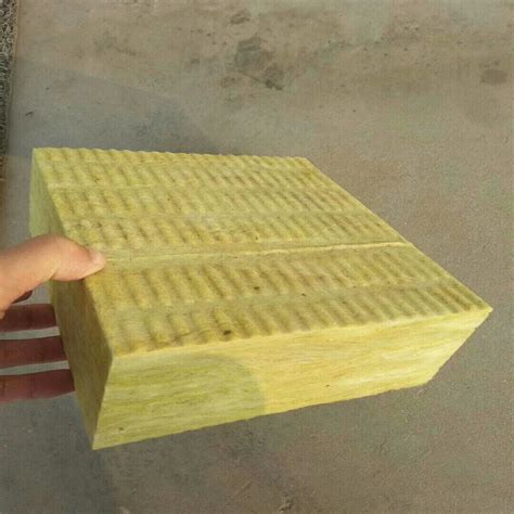 Mineral Rock Wool Thermal Insulation 100kg M3 50mm Rock Wool Board