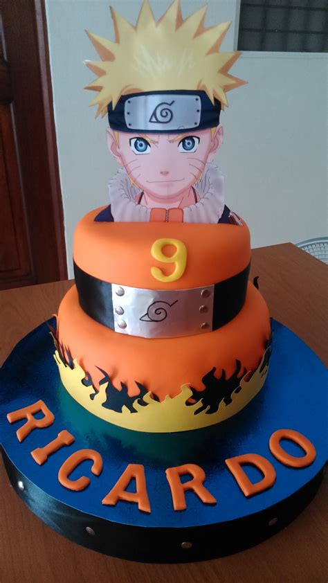 Naruto Birthday Cake Ideas By Farafa Naruto Birthday Anime Cake