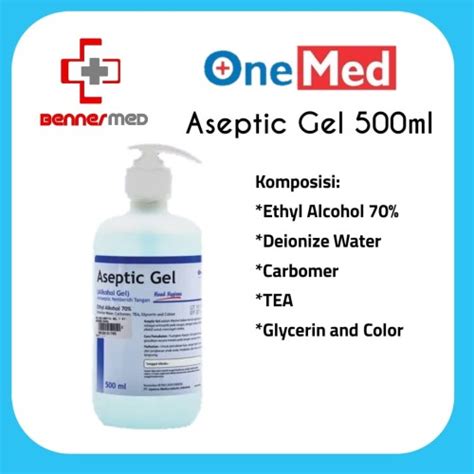 Jual Aseptic Gel Onemed Ml Dispenser Hand Sanitizer Antiseptic