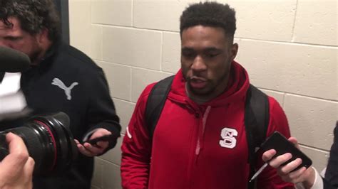 Nc State Vs Boston College Postgame Nyheim Hines Youtube