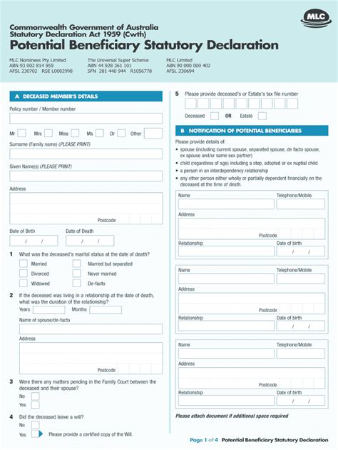 Contoh Statutory Declaration Fill And Sign Printable Template Online Imagesee