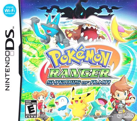 Pokémon Ranger Shadows Of Almia 2008 Nintendo Ds Box Cover Art