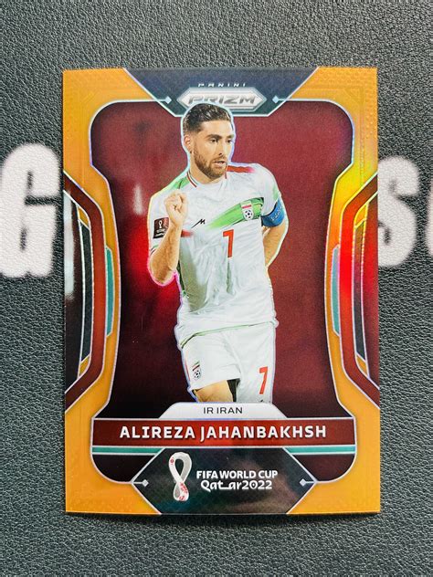 【chill官方代拍】不二049 2022 Panini Prizm 世界杯 伊朗 Jahanbakhsh 贾汉巴克什 橙折 折射 轻微印刷线