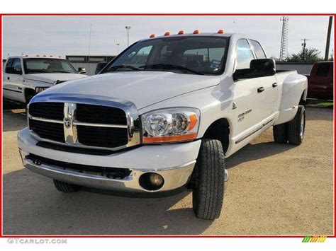 2006 Bright White Dodge Ram 3500 Slt Quad Cab 4x4 Dually 20076309 Photo 15