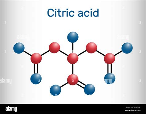 Mol Cula De Cido C Trico Cido Alfa Hidroxi Aha Se Utiliza Como