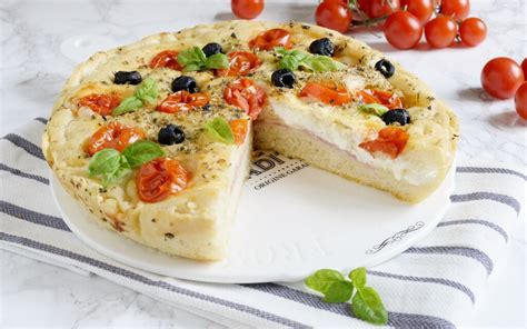 Ricetta Focaccia Con Pomodorini Ripiena Cucchiaio D Argento