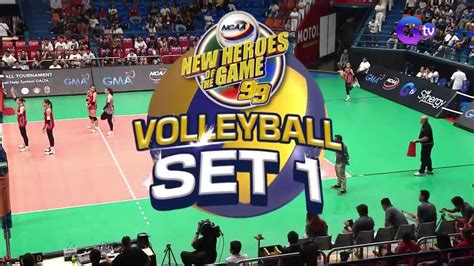 Ncaa Women S Volleyball Lpu Vs Arellano First Set Ncaa Season