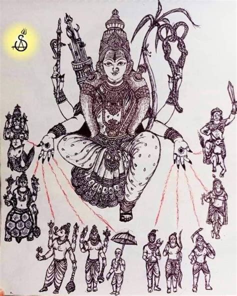 Pin By Oscar Goldman On Sri Vidya In Goddess Artwork Shiva Art