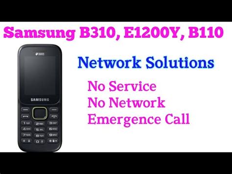 Samsung B310 Network Problem Solution 100 Samsung B310e Network