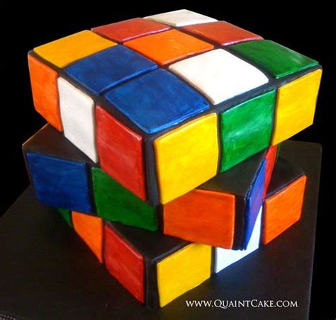 Rubix Cube Cake By Quaintcake Via Flickr Cube Cake Rubix Cube S