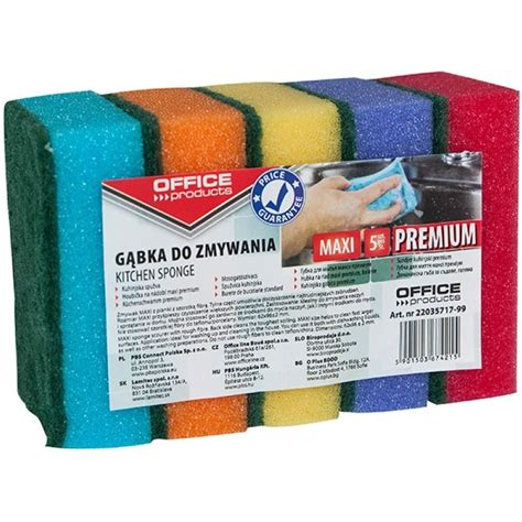 G Bka Do Zmywania Office Products Maxi Premium Szt Mix Kolor W