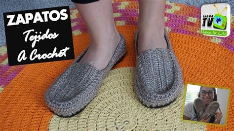 ZAPATOS TEJIDOS A CROCHET Zapatitos Tejidos A Crochet Zapatos