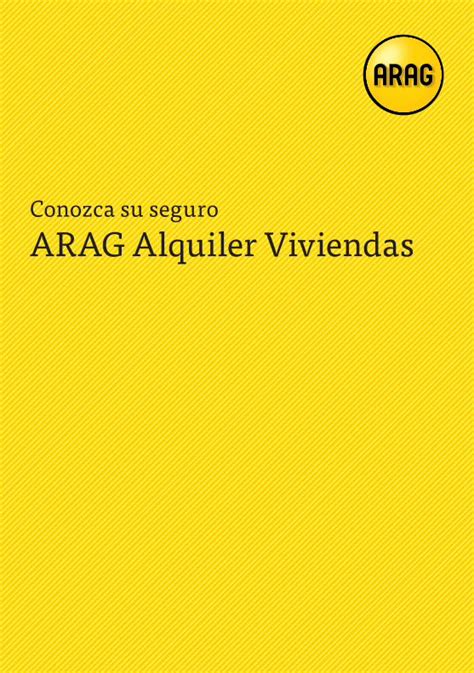 Pdf Conozca Su Seguro Arag Alquiler Viviendas Una De Sus Mayores